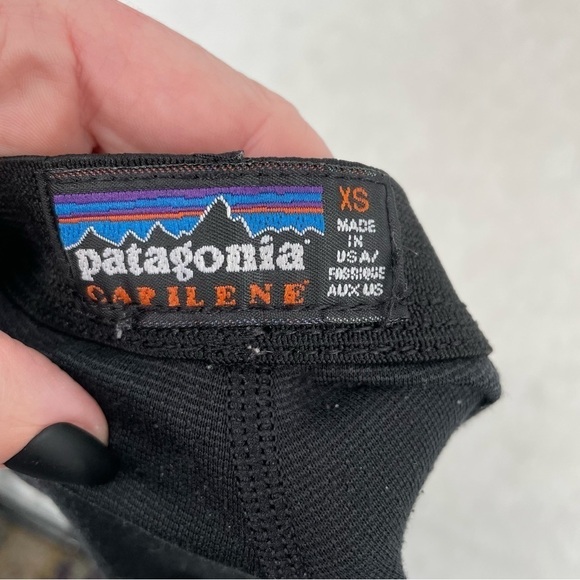 PATAGONIA Men’s Black Capilene Baselayer Long Underwear Pants size: XS - Picture 7 of 11